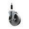Service Caster 5'' Semi Steel Swivel 7/8'' Expanding Stem Caster with Brake SCC-EX20S514-SSS-TLB-78 - alternate 1